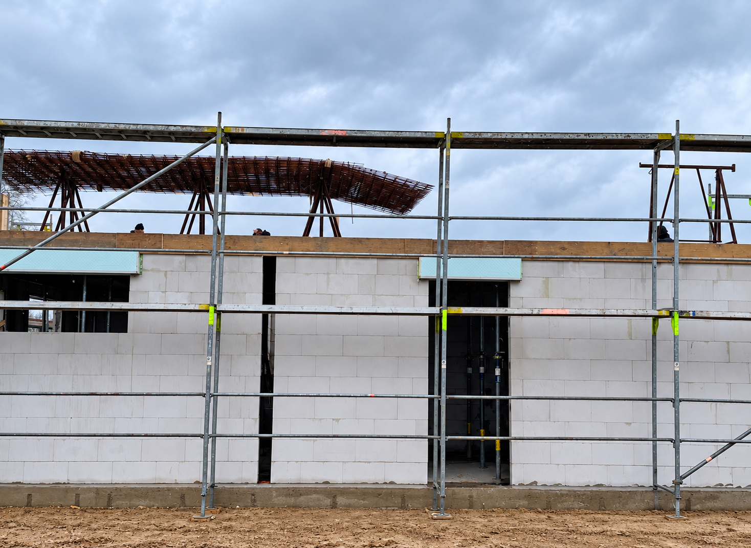 Baufortschritt Doppelhaus Eggermühlen